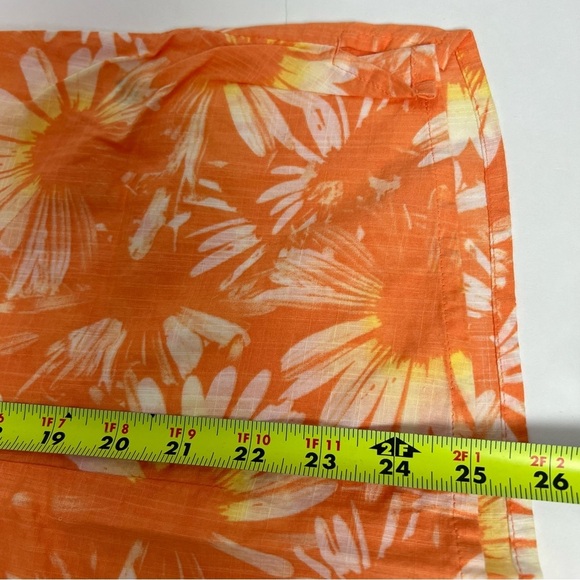 CJ BANKS Women’s Button Blouse Sz 3X Multi Color Floral Print 3/4 Sleeves - Picture 9 of 10